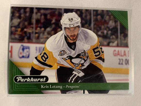 #184 Kris Letang Pittsburgh Penguins 2017-18 Parkhurst Hockey Card  NHL