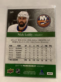 #149 Nick Leddy New York Islanders 2017-18 Parkhurst Hockey Card  NHL