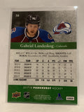 #58 Gabriel Landeskog Colorado Avalanche 2017-18 Parkhurst Hockey Card  NHL