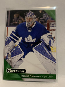 #215 Frederik Anderson Toronto Maple Leafs 2017-18 Parkhurst Hockey Card  NHL