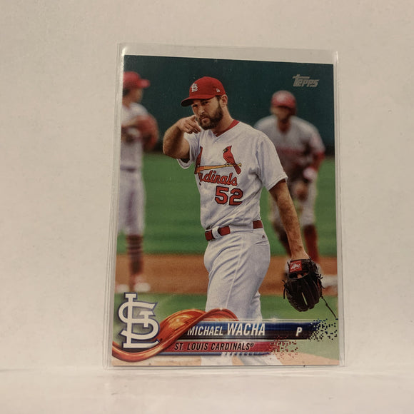 #51 Michael Wacha St Louis Cardinals  Series 1 2018 Topps Baseball Card A1N