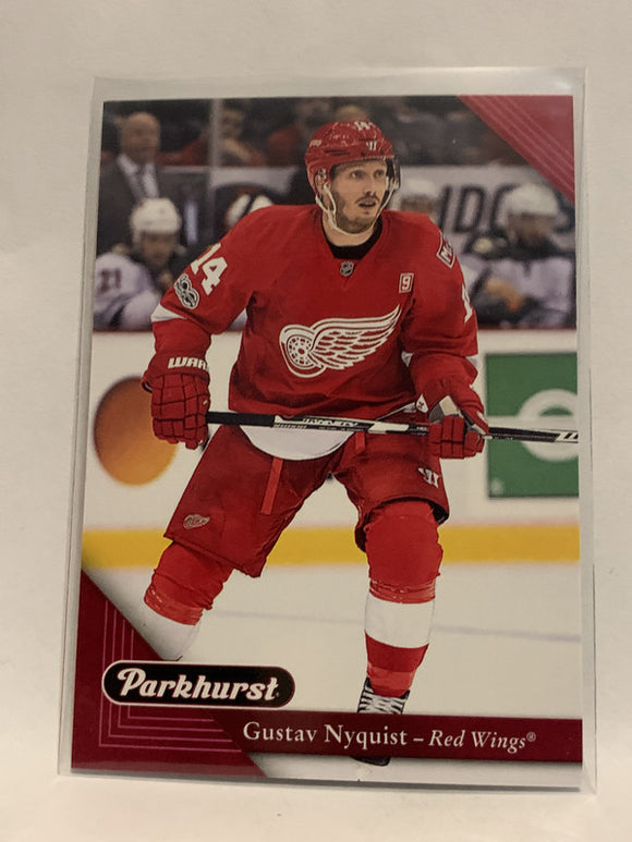 #86 Gustav Nyquist Detroit Red Wings 2017-18 Parkhurst Hockey Card  NHL