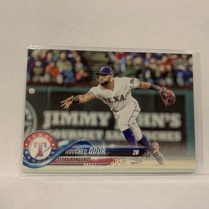 #56 Rougned Odor Texas Rangers  Series 1 2018 Topps Baseball Card A1N