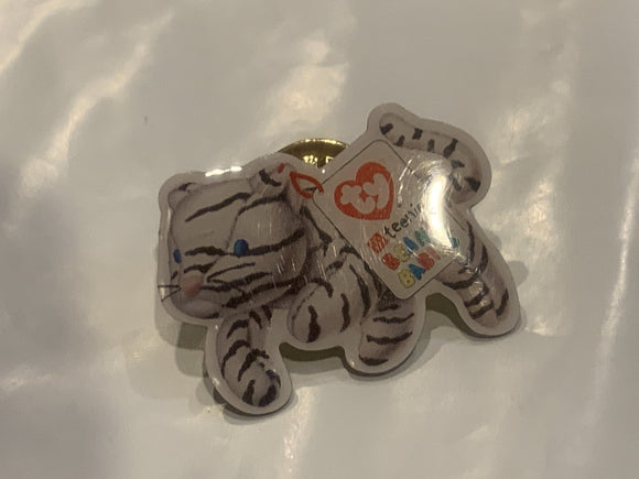 Ty Teenie Beanie Babies Tiger Lapel Hat Pin CJ