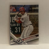 #191 Wilson Ramos Washington Nationals 2017 Topps Series 1 Baseball Card HR