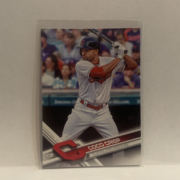 #281 Coco Crisp Cleveland Indians 2017 Topps Series 1 Baseball Card HR