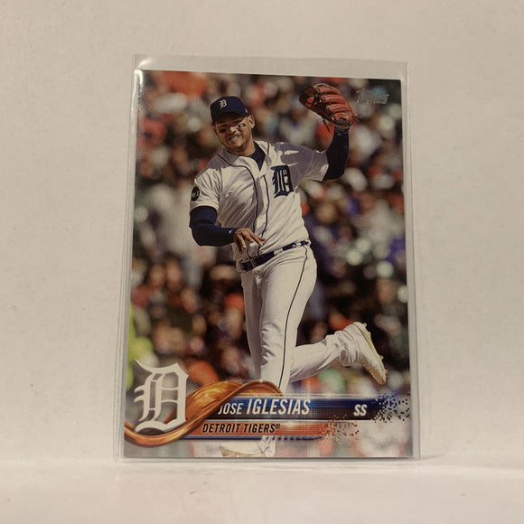 #32 Jose Iglesias Detroit Tigers  Series 1 2018 Topps Baseball Card A1N