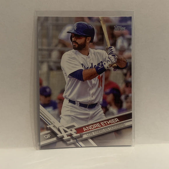 #76 Andre Ethier Los Angeles Dodgers 2017 Topps Series 1 Baseball Card HR