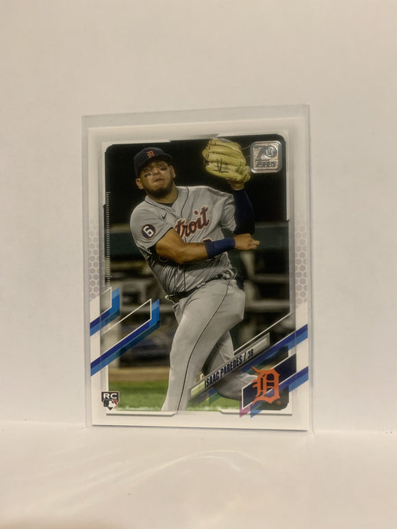 #65 Isaac Paredes Rookie Detroit Tigers 2021 Topps Series One Baseball Card