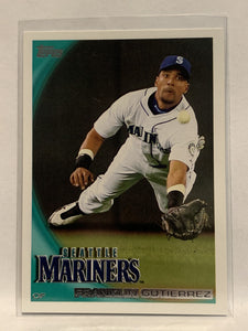 #616 Franklin Gutierrez Seattle Mariners 2010 Topps Baseball Card