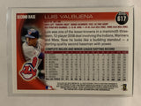 #617 Luis Valbuena Cleveland Indians 2010 Topps Baseball Card