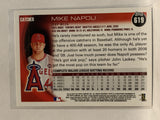 #619 Mike Napoli Los Angeles Angels 2010 Topps Baseball Card