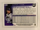 #621 Aaron Cook Colorado Rockies 2010 Topps Baseball Card