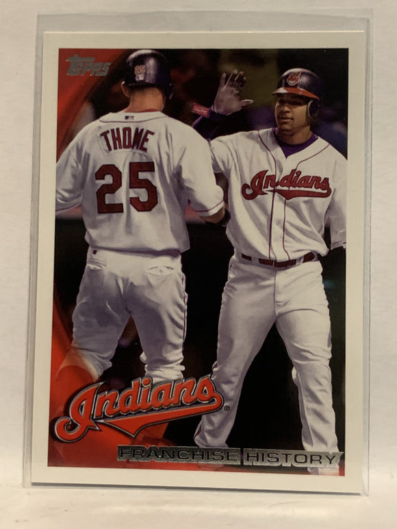 #622 Team Card Cleveland Indians 2010 Topps Baseball Card