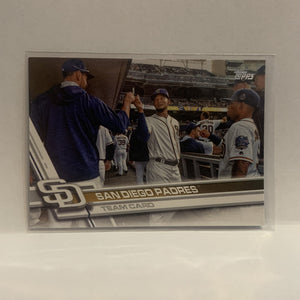 #192 Team Card San Diego Padres 2017 Topps Series 1 Baseball Card HS