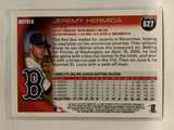 #627 Jeremy Hermida Boston Red Sox 2010 Topps Baseball Card