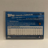 #14 Travis D'Arnaud New York Mets 2017 Topps Series 1 Baseball Card HS