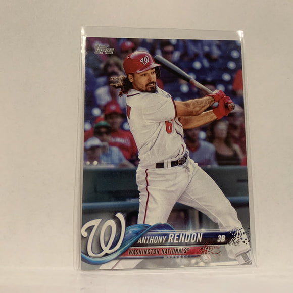 #36 anthony Rendon Washington Nationals  Series 1 2018 Topps Baseball Card A1O