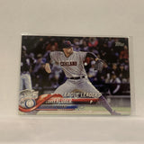 #37 Corey Kluber Cleveland Indians League Leaders Series 1 2018 Topps Baseball Card A1O