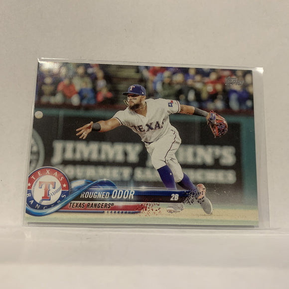 #56 Rougned Odor Texas Rangers  Series 1 2018 Topps Baseball Card A1P