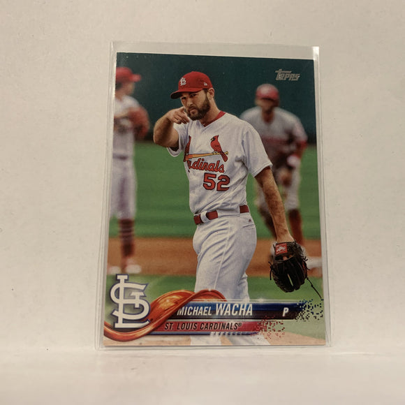 #51 Michael Wacha St Louis Cardinals  Series 1 2018 Topps Baseball Card A1P