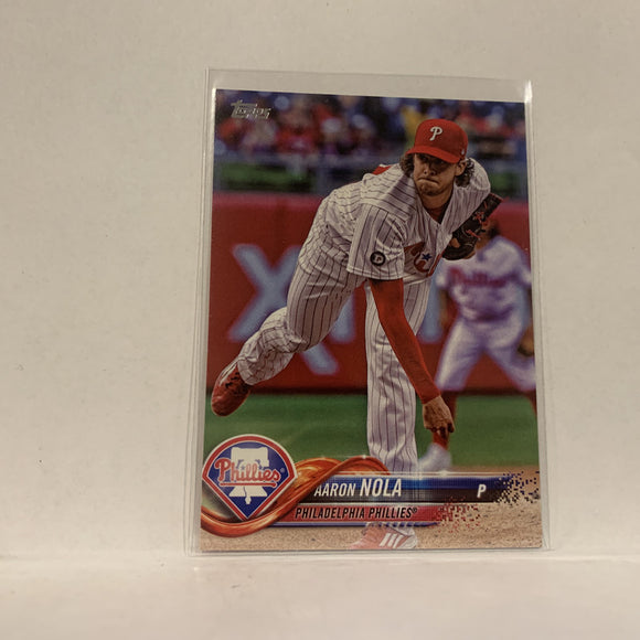 #11 Aaron Nola  Philadelphia Philles  Series 1 2018 Topps Baseball Card A1Q