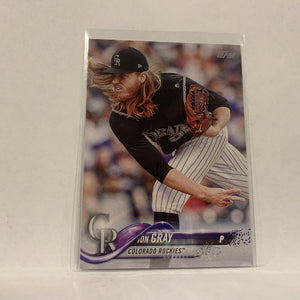 #9 Jon Gray Colorado Rockies  Series 1 2018 Topps Baseball Card A1Q