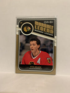 #542 Doug Wilson Marquee Legend Chicago Blackhawks 2011-12 O-Pee-Chee Hockey Card