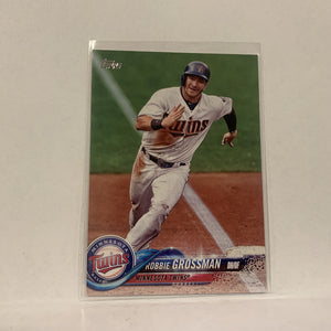 #94 Robbie Grossman Minnesota Twins  Series 1 2018 Topps Baseball Card A1R