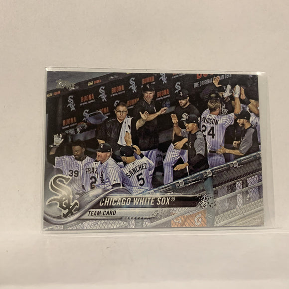 #98 Team Card Chicago White Sox  Series 1 2018 Topps Baseball Card A1R