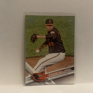 #308 Yovani Gallardo Baltimore Orioles 2017 Topps Series 1 Baseball Card HV