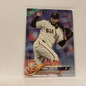 #70 Johnny Cueto San Francisco Giants  Series 1 2018 Topps Baseball Card A1R