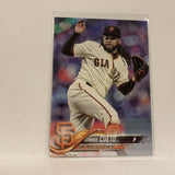 #70 Johnny Cueto San Francisco Giants  Series 1 2018 Topps Baseball Card A1R