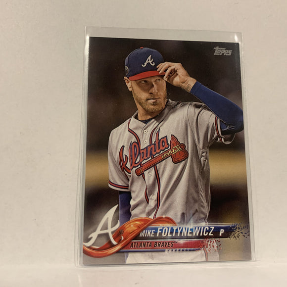 #71 Mike Foltynewicz Atlanta Braves  Series 1 2018 Topps Baseball Card A1R