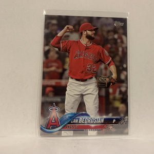 #46 Cam Bedosian Los Angeles Angels  Series 1 2018 Topps Baseball Card A1S