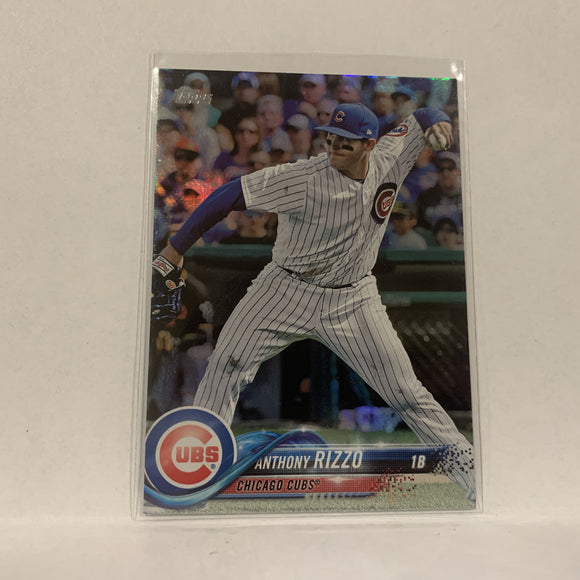 #50 Anthony Rizzo Chicago Cubs  Series 1 2018 Topps Baseball Card A1S