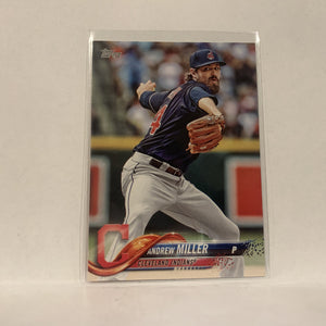 #75 Andrew Miller Cleveland Indians  Series 1 2018 Topps Baseball Card A1S