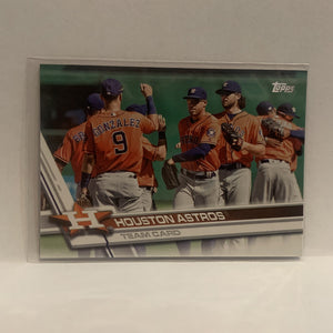 #175 Team Card Houston Astros 2017 Topps Series 1 Baseball Card HW