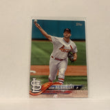 #81 Adam Wainwright St Louis Cardinals  Series 1 2018 Topps Baseball Card A1S