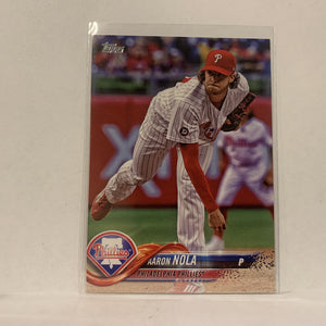 #11 Aaron Nola  Philadelphia Philles  Series 1 2018 Topps Baseball Card A1T