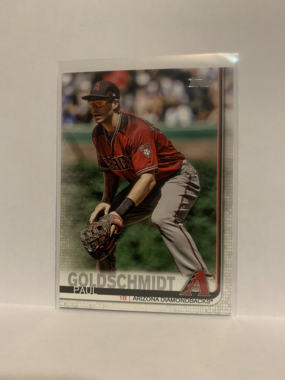 #297 Paul Goldschmidt Arizona Diamondbacks 2019 Topps Series 1 Baseball Card