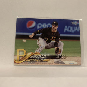 #23 Jordy Mercer Pittsburgh Pirates  Series 1 2018 Topps Baseball Card A1T