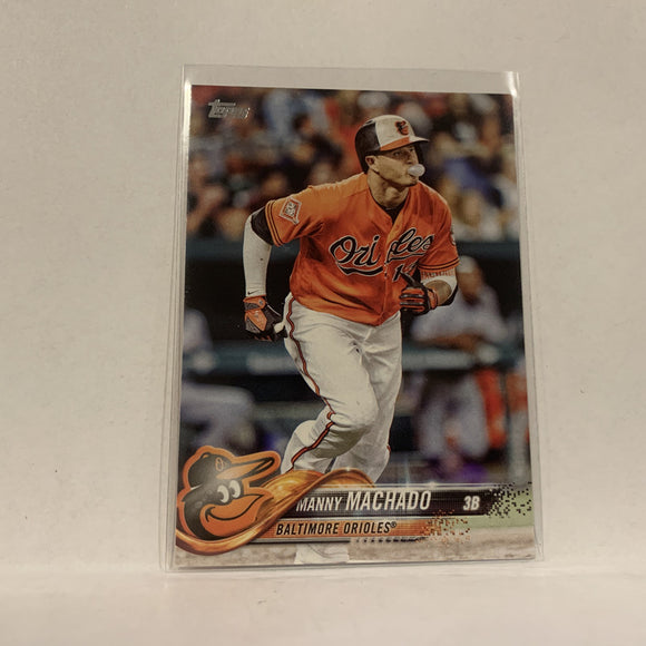 #25 Manny Machado Baltimore Orioles  Series 1 2018 Topps Baseball Card A1T