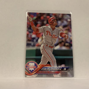 #26 Cesar Hernandez Philadelphia Phillies  Series 1 2018 Topps Baseball Card A1T