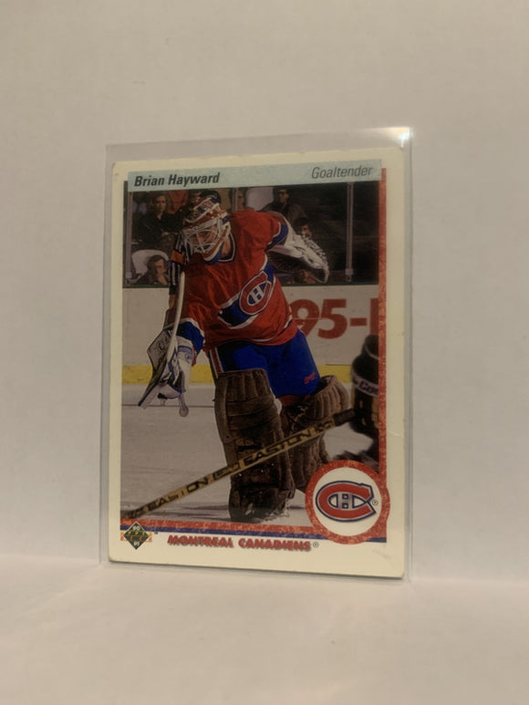 #171 Brian Hayward Montreal Canadians 1990-91 Upper Deck Hockey Card