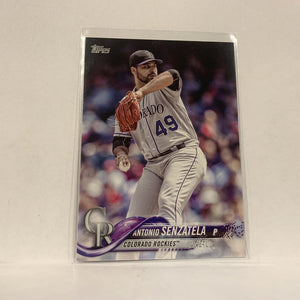 #85 Antonio Senzatela Colorado Rockies  Series 1 2018 Topps Baseball Card A1U