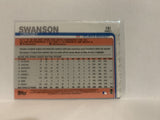 #191 Dansby Swanson Atlanta Braves 2019 Topps Series 1 Baseball Card