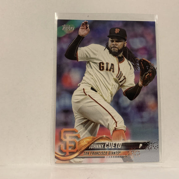 #70 Johnny Cueto San Francisco Giants  Series 1 2018 Topps Baseball Card A1V