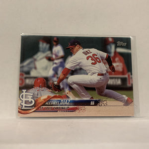 #67 Aledmys Diaz St Louis Cardinals  Series 1 2018 Topps Baseball Card A1V