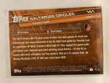 #141 Team Card Baltimore Orioles 2017 Topps Series One Baseball Card